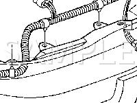 Rear Fascia Diagram for 2002 Chevrolet Camaro SS 5.7 V8 GAS