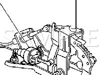 A/T Shift Lock Control Diagram for 2002 Chevrolet Cavalier  2.2 L4 BI-FUEL