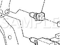 Below Left Side Of IP, Near The Steering Column Diagram for 2002 Chevrolet Cavalier  2.2 L4 GAS
