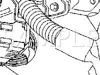 Behind Brake Pedal Bracket Diagram for 2002 Buick Century Custom 3.1 V6 GAS
