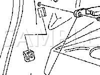 Left Side Of Rear Window, Radio Noise Suppressor Diagram for 2002 Buick Century Limited 3.1 V6 GAS