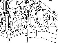 Engine View Diagram for 2002 Chevrolet Corvette  5.7 V8 GAS