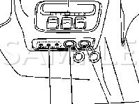 Center Of The Passenger Compartment, Behind The Center Console Storage Compartment Diagram for 2002 Cadillac Deville  4.6 V8 GAS