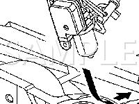 Right Rear Of The Engine Compartment, Near The Strut Tower Diagram for 2002 Cadillac Deville DTS 4.6 V8 GAS
