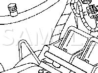 Engine Compartment, Right Rear Corner Diagram for 2002 Cadillac Eldorado ETC 4.6 V8 GAS
