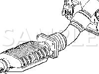 Heated Oxygen Sensor Bank 1 Sensor 2 Diagram for 2002 Cadillac Eldorado ESC 4.6 V8 GAS