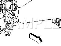 Idle Air Control (IAC) Valve And Throttle Position Sensor Diagram for 2002 Cadillac Eldorado ETC 4.6 V8 GAS