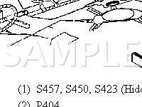 Rear Compartment, At The Rear Diagram for 2002 Cadillac Eldorado ESC 4.6 V8 GAS