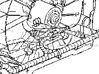 Right Front of Engine Compartment-Cooling system Diagram for 2002 Chevrolet Impala  3.4 V6 GAS