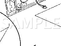 Inside of Front Passenger Door, Driver Similar Diagram for 2002 Chevrolet Impala  3.4 V6 GAS