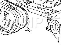 Left Front Of Instrument Panel Diagram for 2002 Oldsmobile Intrigue  3.5 V6 GAS