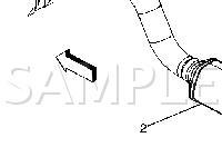 Behind Engine, Under Vehicle Diagram for 2002 Oldsmobile Intrigue  3.5 V6 GAS
