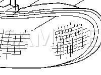 In Front Of Engine Compartment Diagram for 2002 Chevrolet Malibu  3.1 V6 GAS