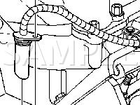 Left Middle of Engine Diagram for 2002 Chevrolet Monte Carlo LS 3.4 V6 GAS