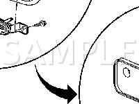 Top of Rear Compartment Lid Diagram for 2002 Chevrolet Monte Carlo LS 3.4 V6 GAS