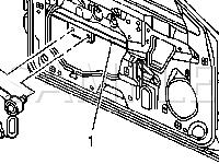 Left Door Diagram for 2002 Chevrolet Monte Carlo LS 3.4 V6 GAS