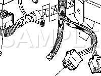 Behind Center Left Side of Instrument Panel Diagram for 2002 Chevrolet Monte Carlo SS 3.8 V6 GAS