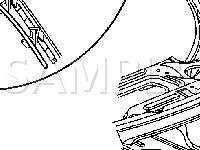 Right Rear of Roof Diagram for 2002 Chevrolet Monte Carlo SS 3.8 V6 GAS