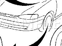 Antilock Brake System Component Views Diagram for 2002 Chevrolet Prizm  1.8 L4 GAS