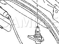 Rear Compartment Antenna Cable Diagram for 2002 Buick Regal GS 3.8 V6 GAS