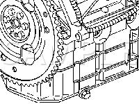 Left Rear Of Engine Diagram for 2002 Buick Rendezvous  3.4 V6 GAS