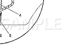 Body Wiring Harness to Body Side Trim Panel Diagram for 2002 Chevrolet S10 Pickup  4.3 V6 GAS