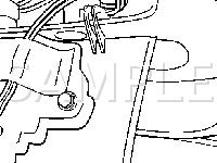 Garage Door Opener Locator View Diagram for 2002 Chevrolet S10 Pickup  4.3 V6 GAS