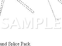 Ground And Splice Pack Locations Diagram for 2002 Saturn SC Series  1.9 L4 GAS