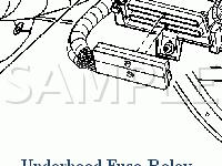 Underhood Fuse-Relay Center Diagram for 2002 GMC Savana 2500  4.3 V6 GAS
