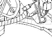 Instrument Panel, Driver Outer Knee Bolster Bracket Diagram for 2002 GMC Savana 2500  5.7 V8 GAS