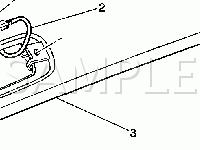 Center High Mounted Stop Lamp Diagram for 2002 GMC Sierra 1500  4.3 V6 GAS