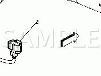 License Lamp, w/o Bumper Diagram for 2002 GMC Sierra 1500  4.3 V6 GAS