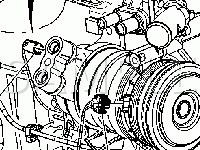A/C Compressor Clutch, Oil Level Switch, CKP Sensor and Starter Diagram for 2002 GMC Sierra 2500  6.0 V8 GAS
