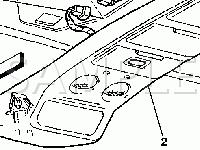 Overhead Console  Diagram for 2002 GMC Sierra 2500  6.0 V8 GAS