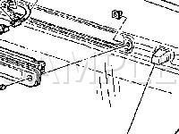 Top Of Liftgate Diagram for 2002 Oldsmobile Silhouette  3.4 V6 GAS