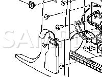RH B Pillar Diagram for 2002 Oldsmobile Silhouette  3.4 V6 GAS