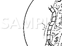 LH Body Side Rear Window Diagram for 2002 Oldsmobile Silhouette  3.4 V6 GAS