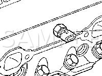 Engine Coolant Temperature Sensor Diagram for 2002 Chevrolet Silverado 1500  4.3 V6 GAS
