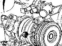 A/C Compressor Clutch, Oil Level Switch, CKP Sensor, and Starter Diagram for 2002 Chevrolet Silverado 1500  5.3 V8 FLEX
