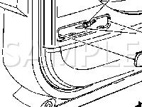 Driver Door Panel-Courtesy Lamp Diagram for 2002 Chevrolet Tahoe  5.3 V8 GAS