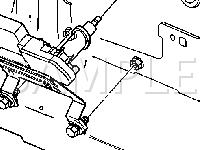 Lower Center of the Liftgate Components Diagram for 2002 Chevrolet Tahoe  5.3 V8 FLEX