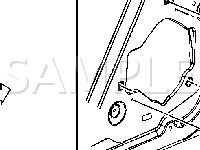 Speaker LF Door Diagram for 2002 Chevrolet Trailblazer  4.2 L6 GAS