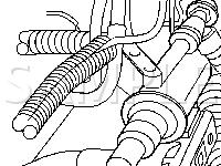 Upper Right Side Of The Engine Diagram for 2003 Oldsmobile Alero  2.2 L4 GAS