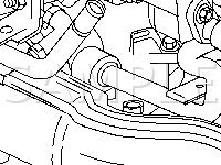 Top Left Side Of Engine Diagram for 2003 Oldsmobile Alero  3.4 V6 GAS