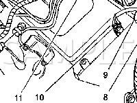 Engine Component Location Diagram for 2003 Chevrolet Astro  4.3 V6 GAS
