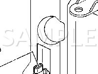 Windshield Coolant Recovery Reservoir Location Diagram for 2003 Chevrolet Astro  4.3 V6 GAS