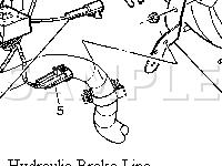 LR of the Engine Compartment Brake Components Diagram for 2003 Chevrolet Avalanche 2500  8.1 V8 GAS