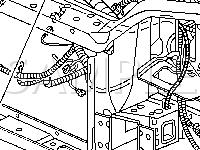 Engine Compartment, LF Diagram for 2003 Pontiac Aztek  3.4 V6 GAS