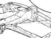 Rear Frame Diagram for 2003 Chevrolet Blazer  4.3 V6 GAS