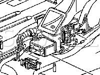Inflatable Restraint Sensing and Diagnostic Module Diagram for 2003 Oldsmobile Bravada  4.2 L6 GAS